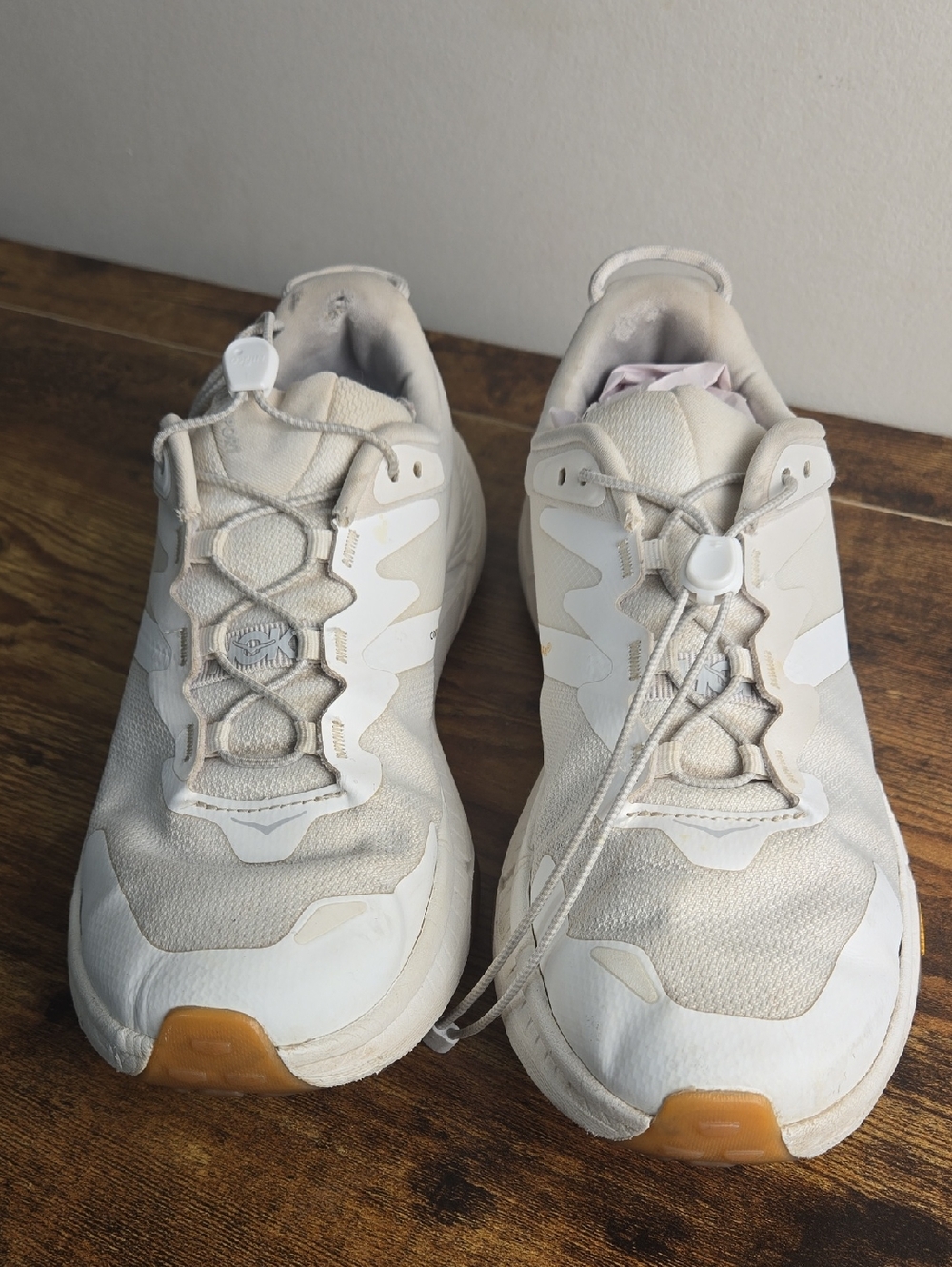 Hoka One One Transport Running Shoes Womens Size 9B White - No InSoles- Athletic